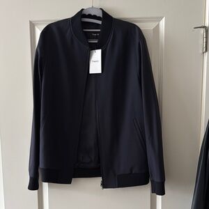 Theory Black Bomber Jacket